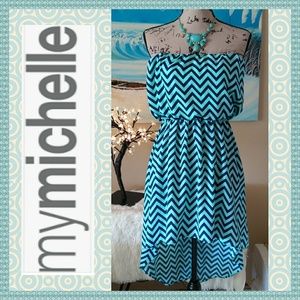❗ 2/$12 FINAL❗Like New MyMichelle Hi Low Dress